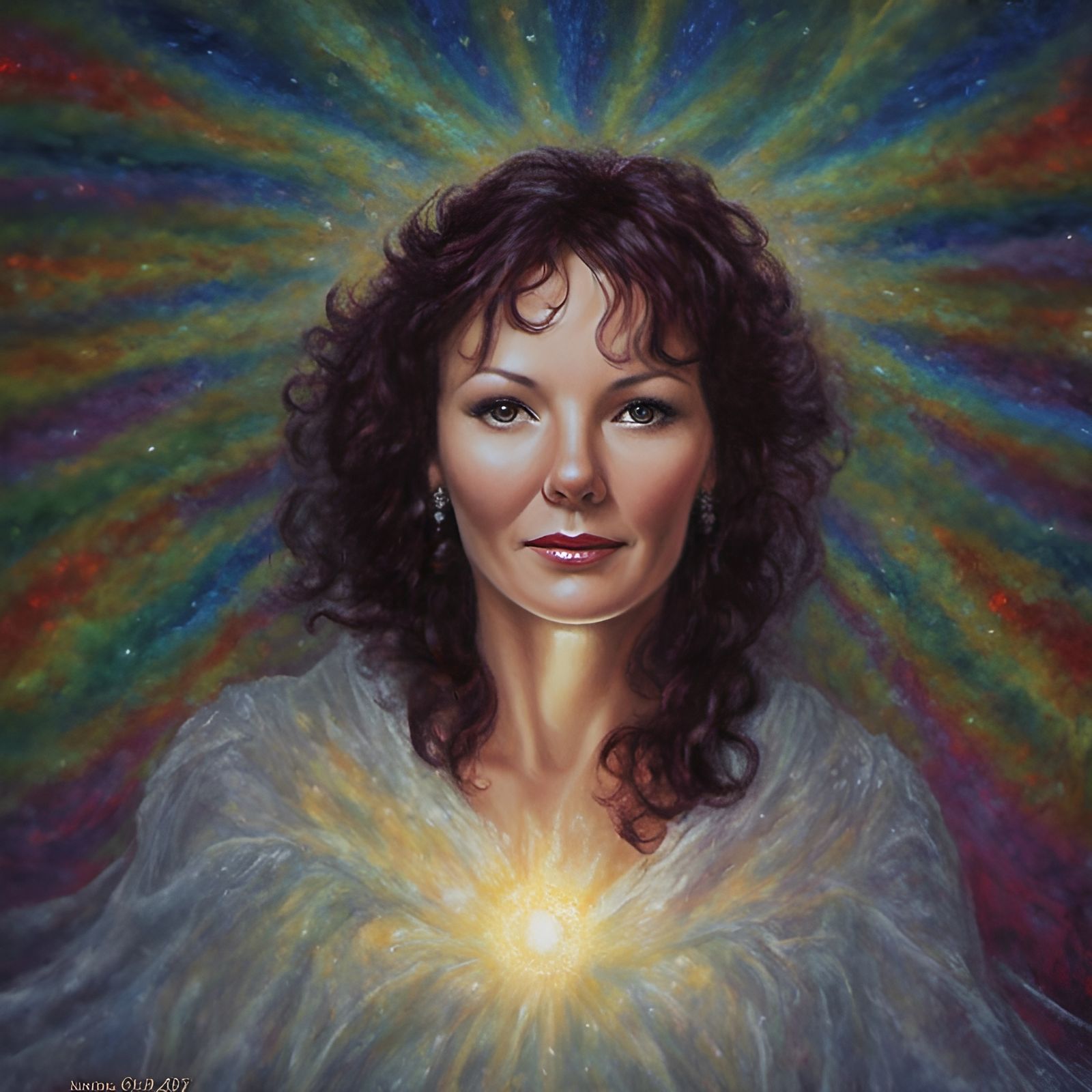 Divine Feminine Personification as Photorealistic 3D Art