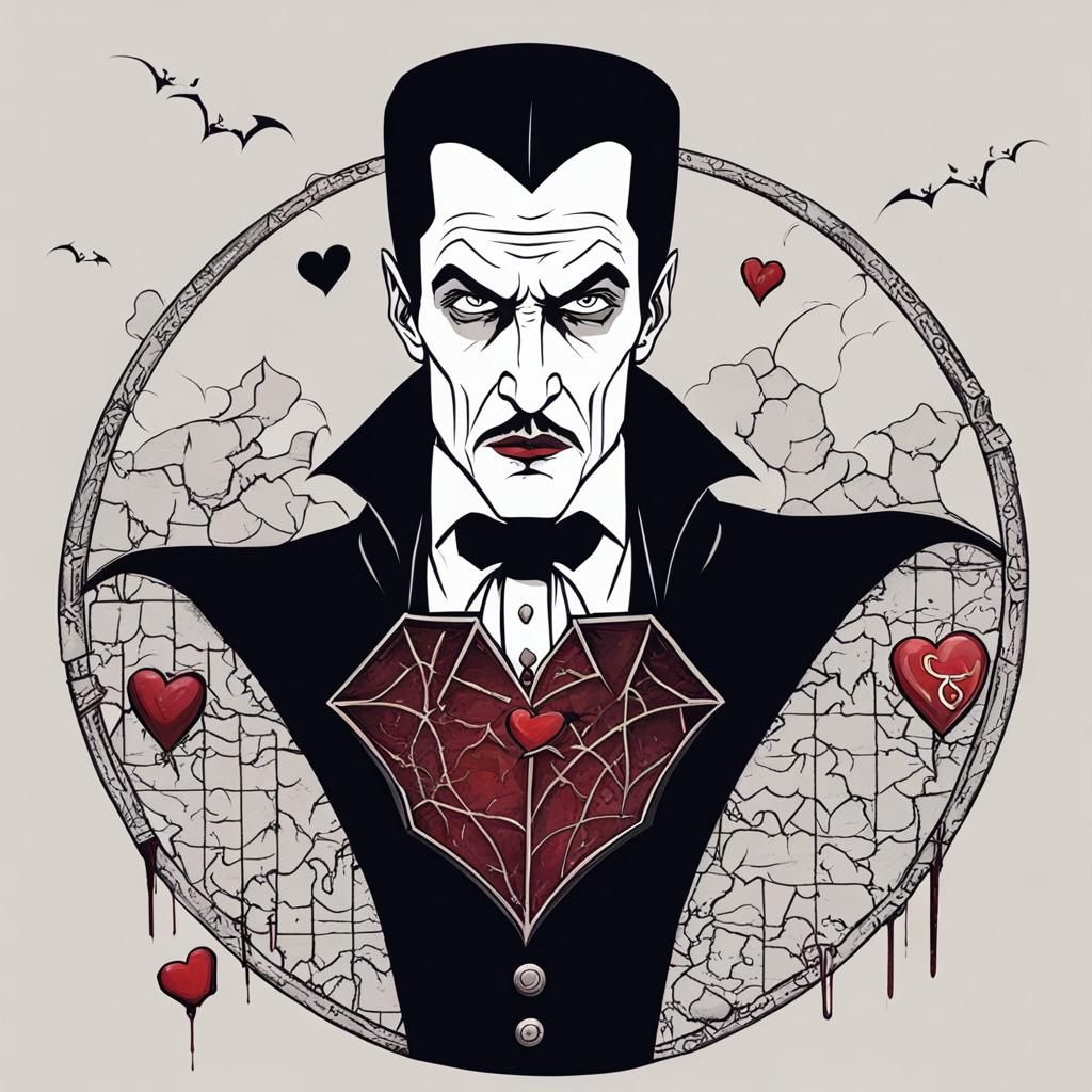 Dracula in Frivolous Broken Hearts Style