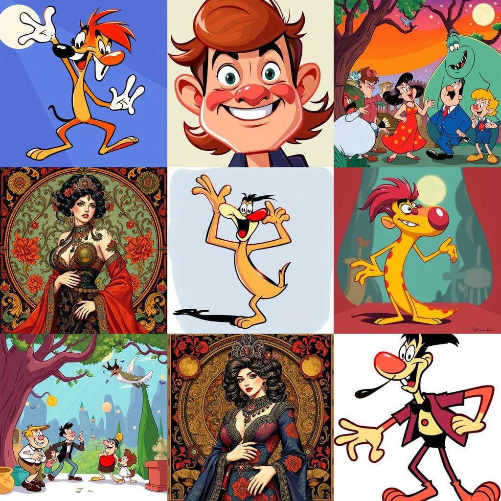 Expressive Fleisher-Inspired Artwork