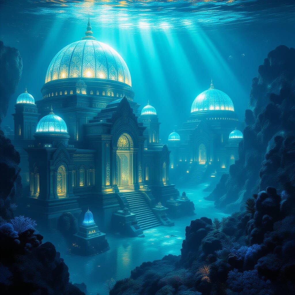 Atlantis Emerges: Luminous Underwater City Revealed