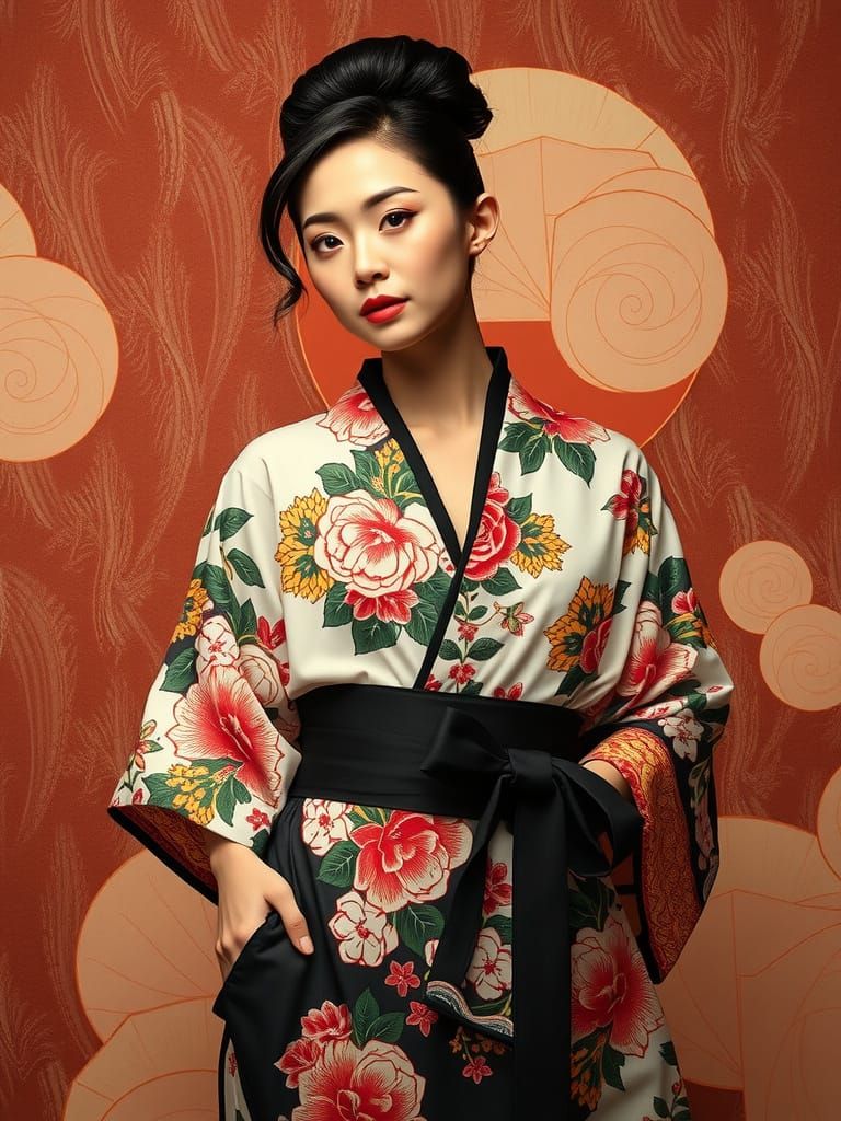 Elegant Kimono: A Study in Japanese Design