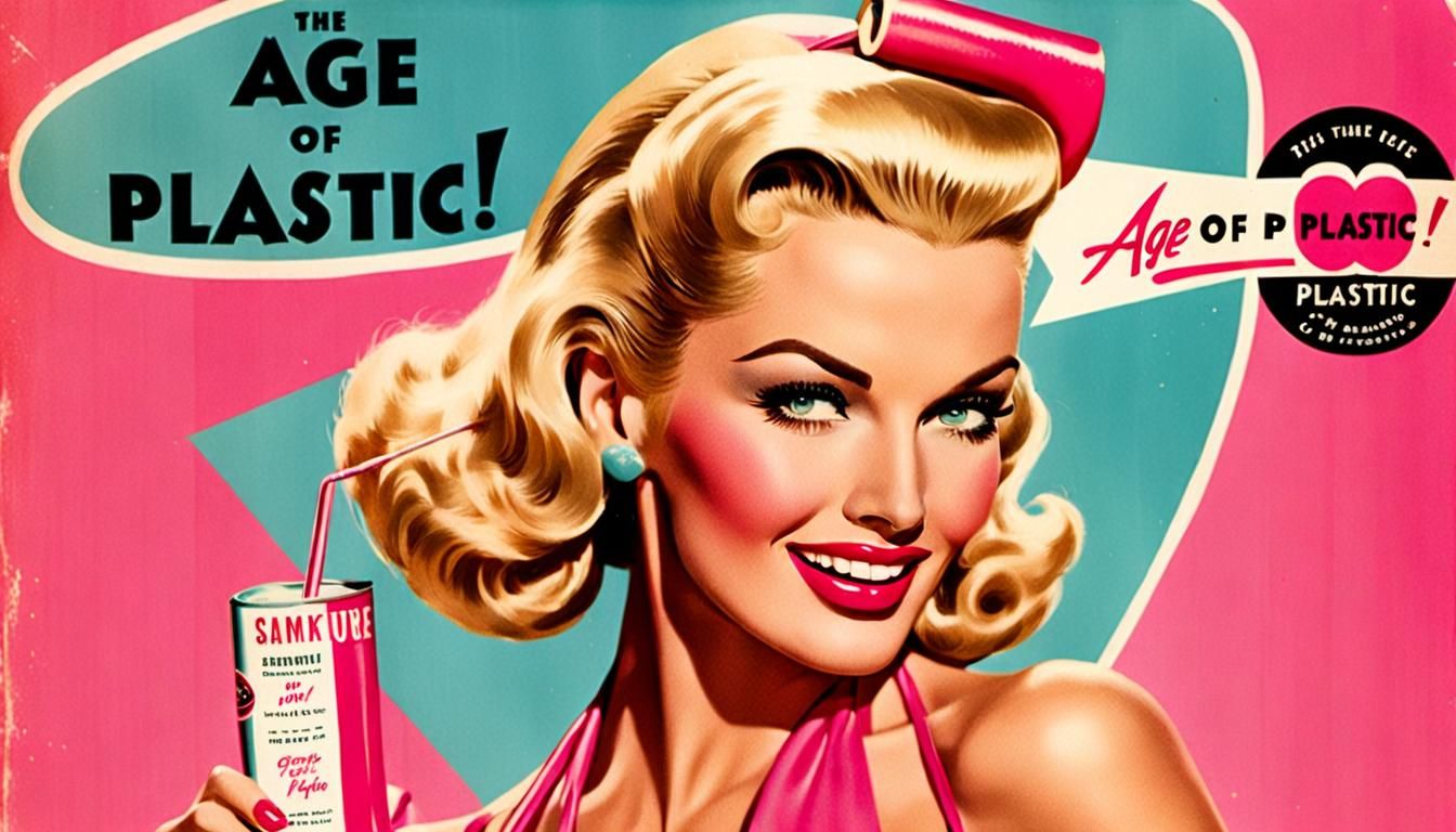 1950s Style Ad: Age of Plastic