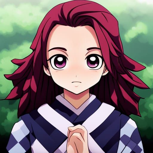 Demon Slayer: Kanao and Tanjiro Anime Art