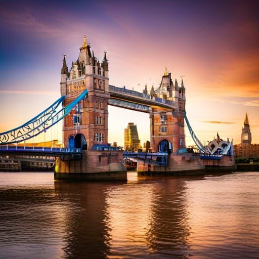 London Bridge AI Image