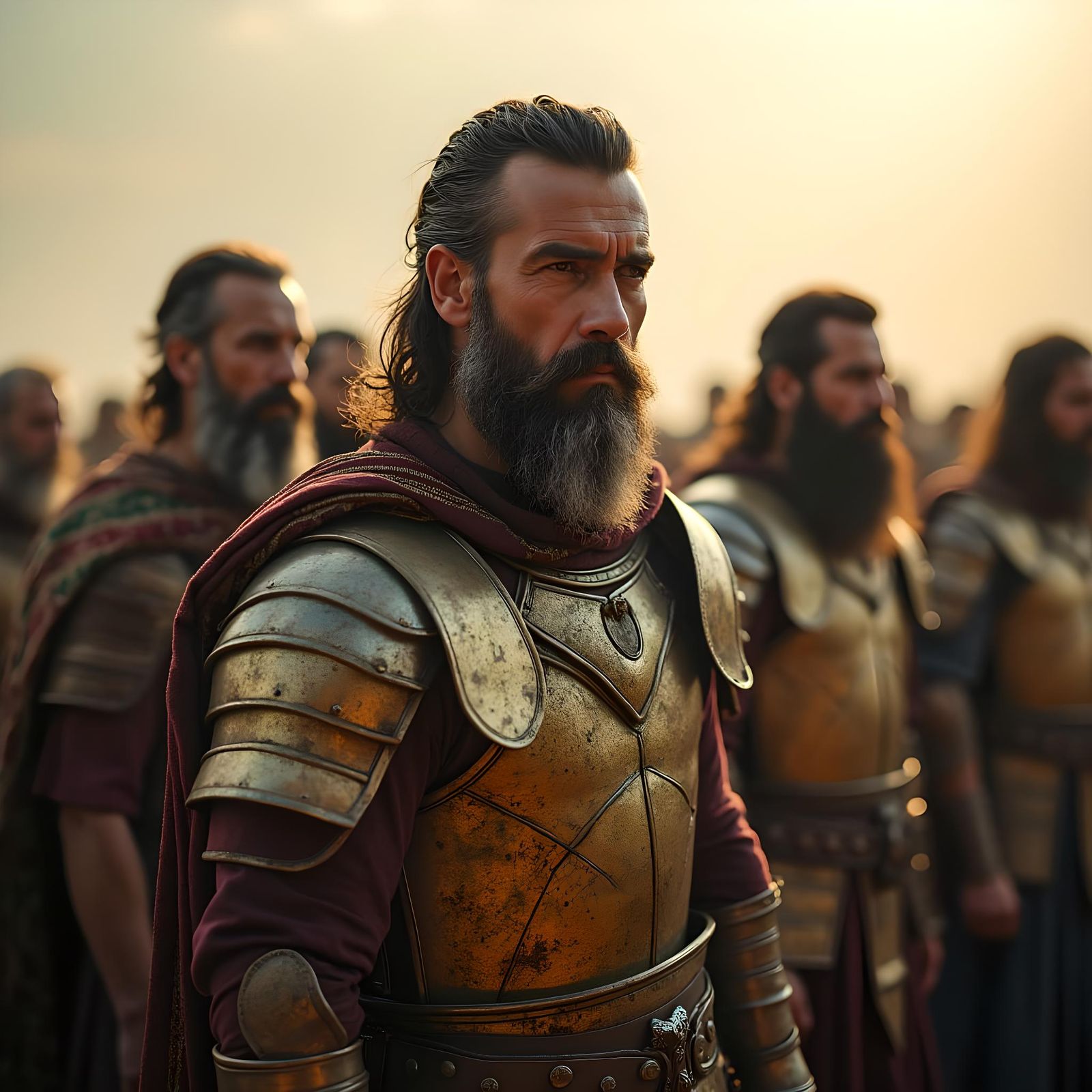 Persian Immortals: Ruthless Raiders in Photorealistic Style