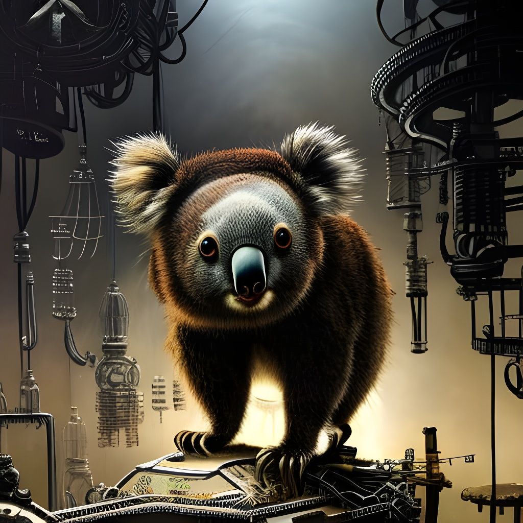 Steampunk Koala