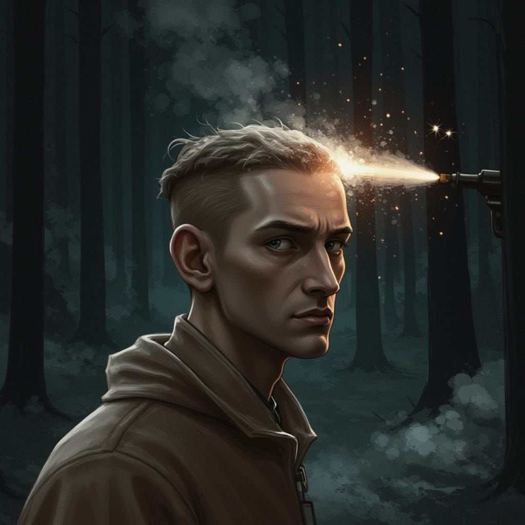 Mindblown Noir Style AI Art