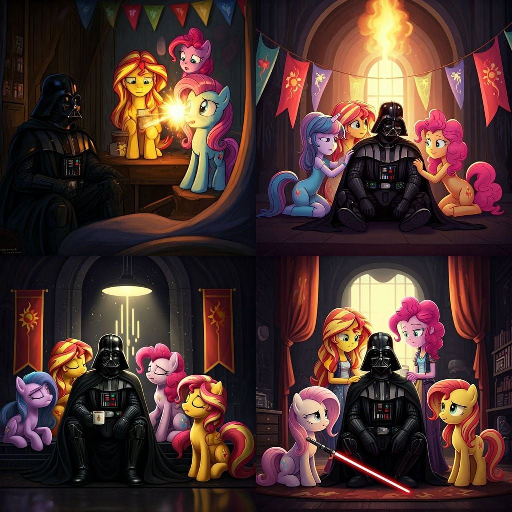 Darth Vader Celebrates Summer with My Little Pony