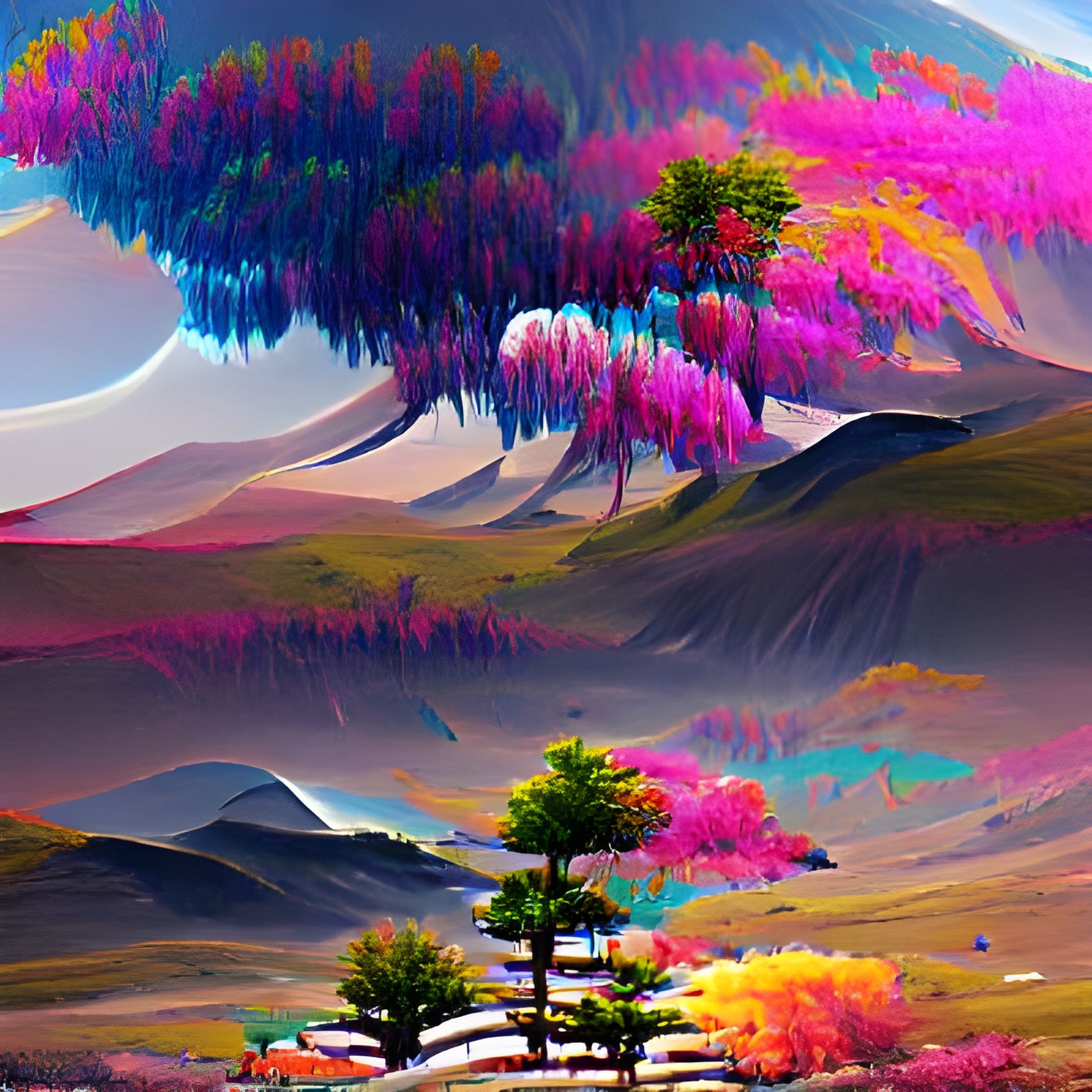 Photorealistic Sci-Fi Landscape in 4K