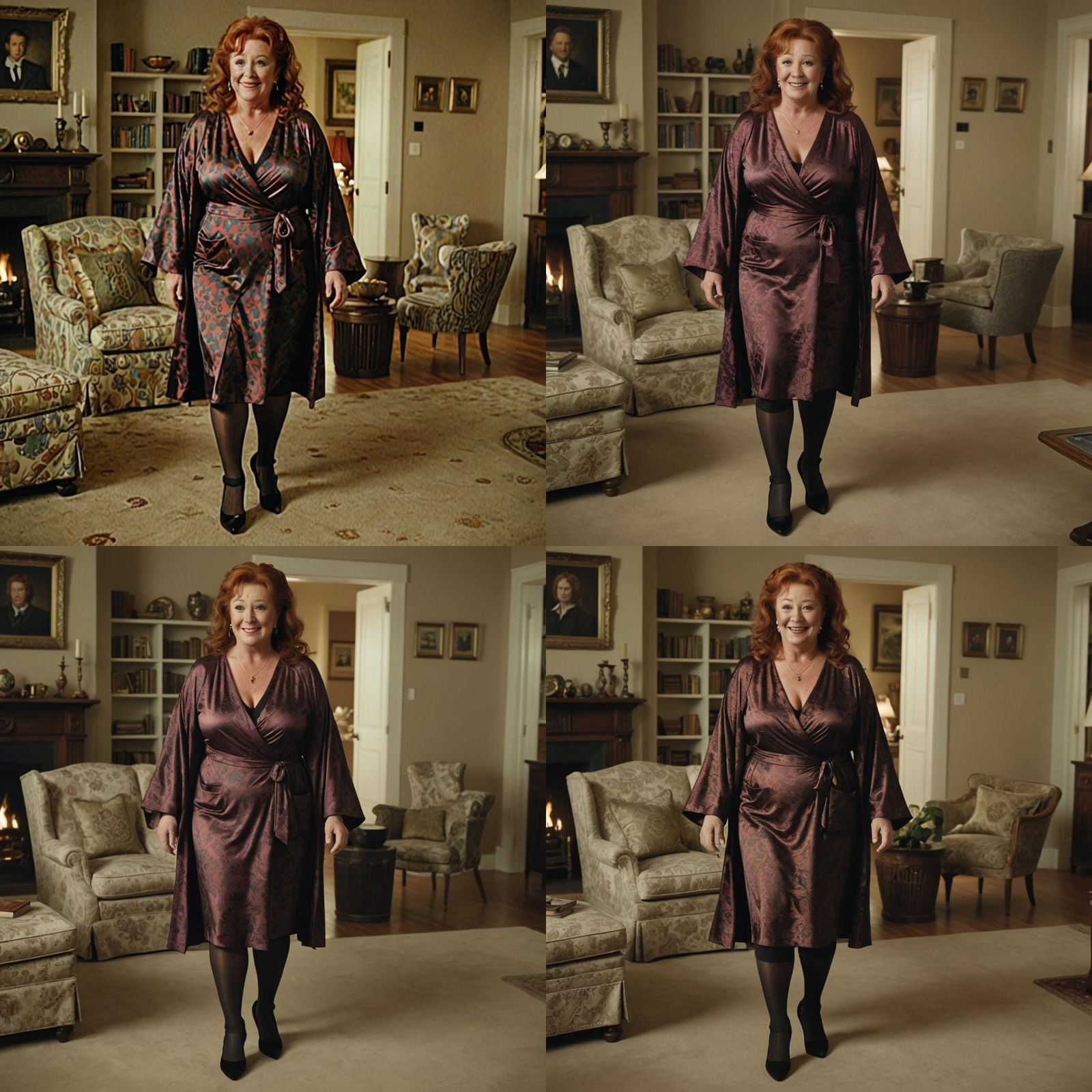 Molly Weasley: Voluptuous Grandmother in Cinematic Style