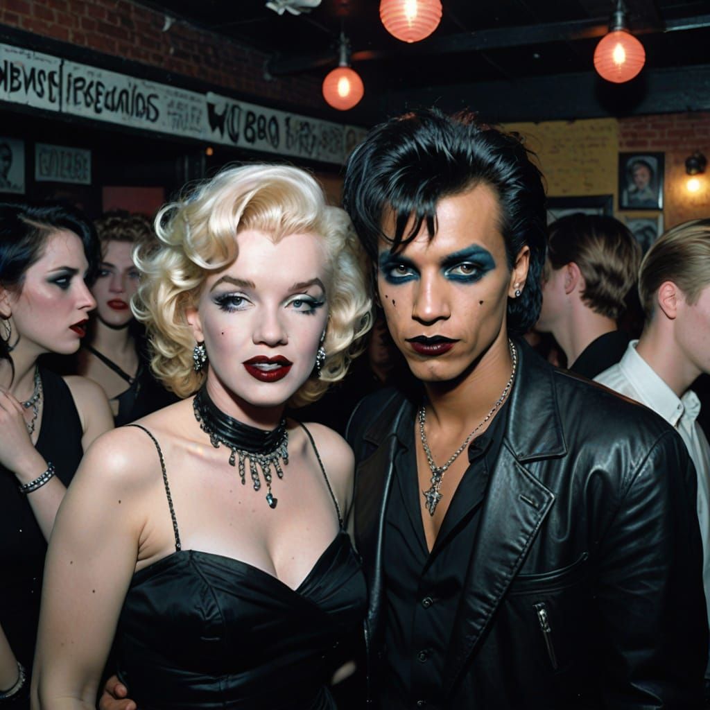 Mysterious Goth Student Slow Dances in 80s Richmond Dive Bar