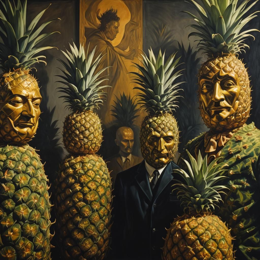 Pineapple Men's Club: A Surreal Gathering