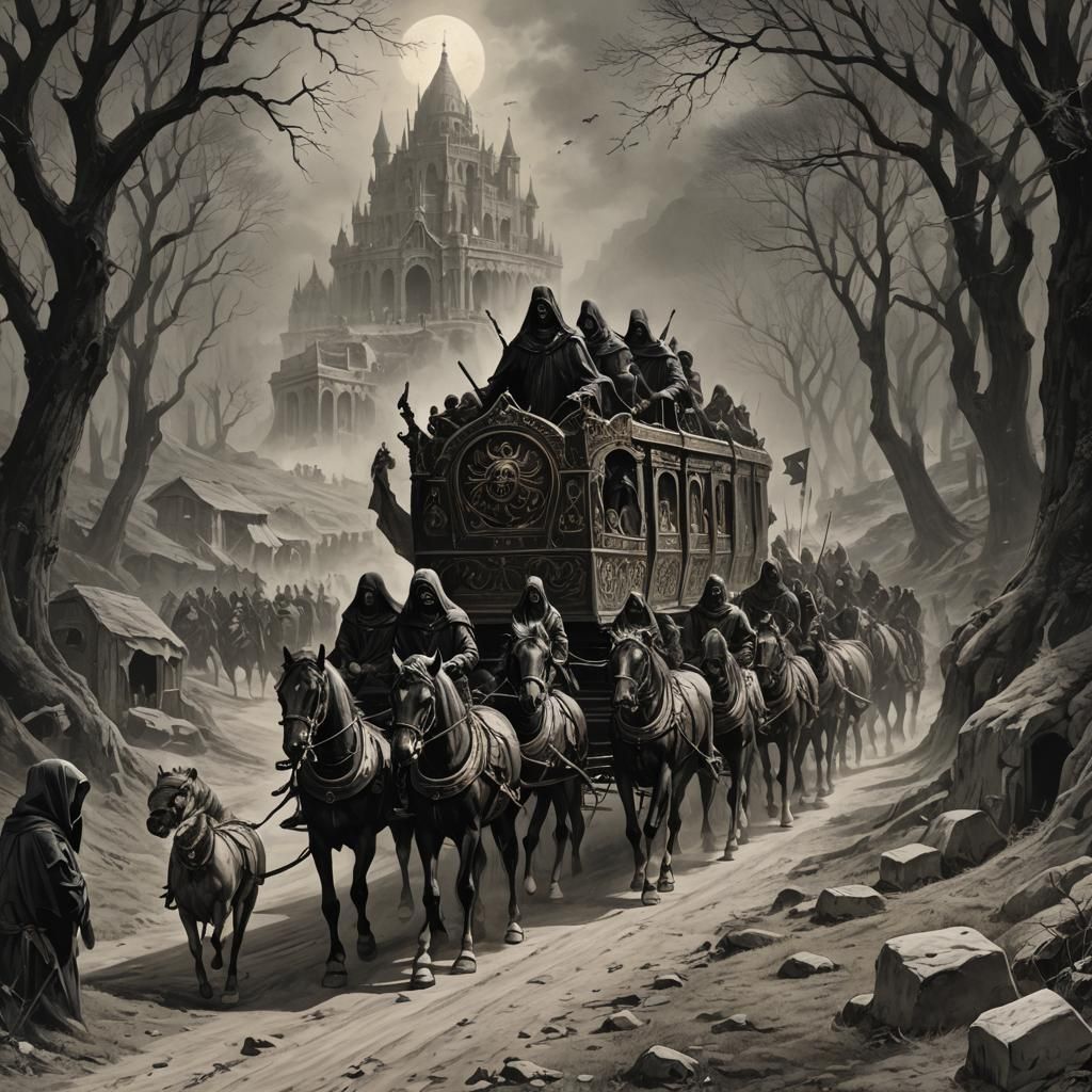 Eerie Caravan to the Silent Halls of Death