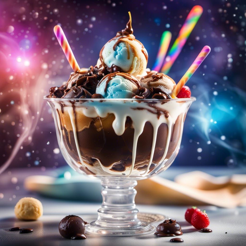 Cosmic Sundae Ice Cream Bowl