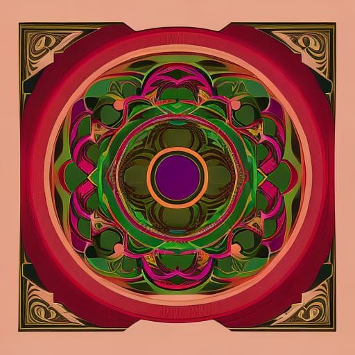 Chocolate Rose in Pop Art Style