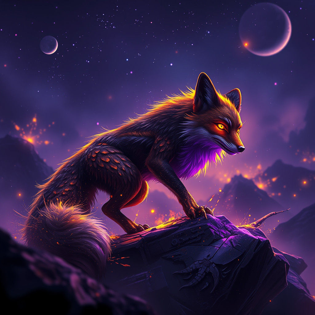 Star Fox: Dark Fantasy Splash Screen Art