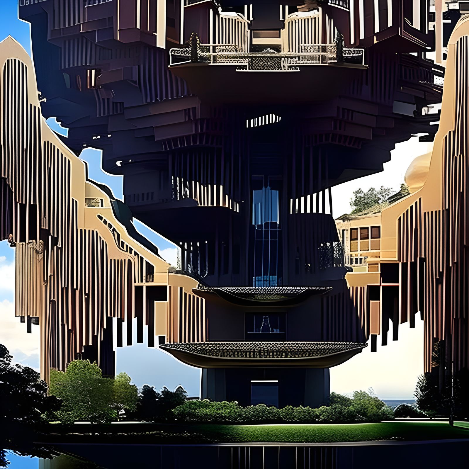 Deconstruction of the Human Brain: Digital Matte Painting