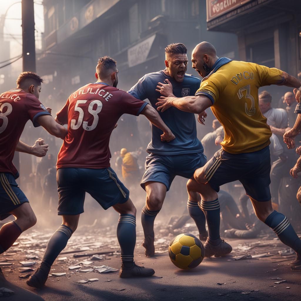 hooligans in the streets