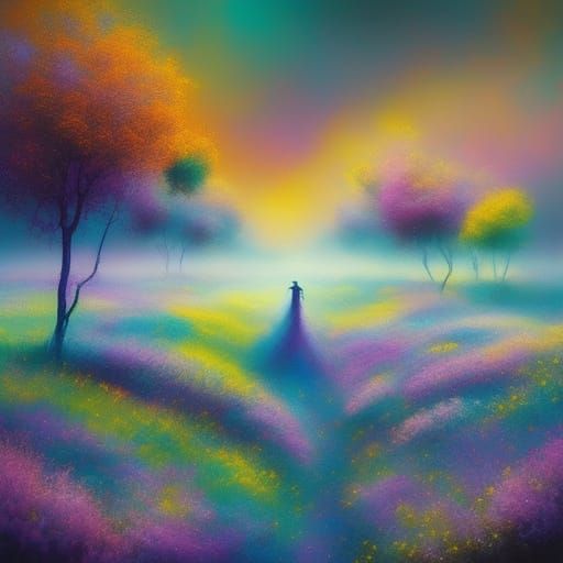 Surreal Dreamscape: A Whimsical Digital Art Escape