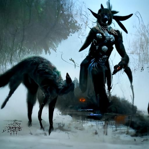 Anput: Jackal Goddess in Sinister Style