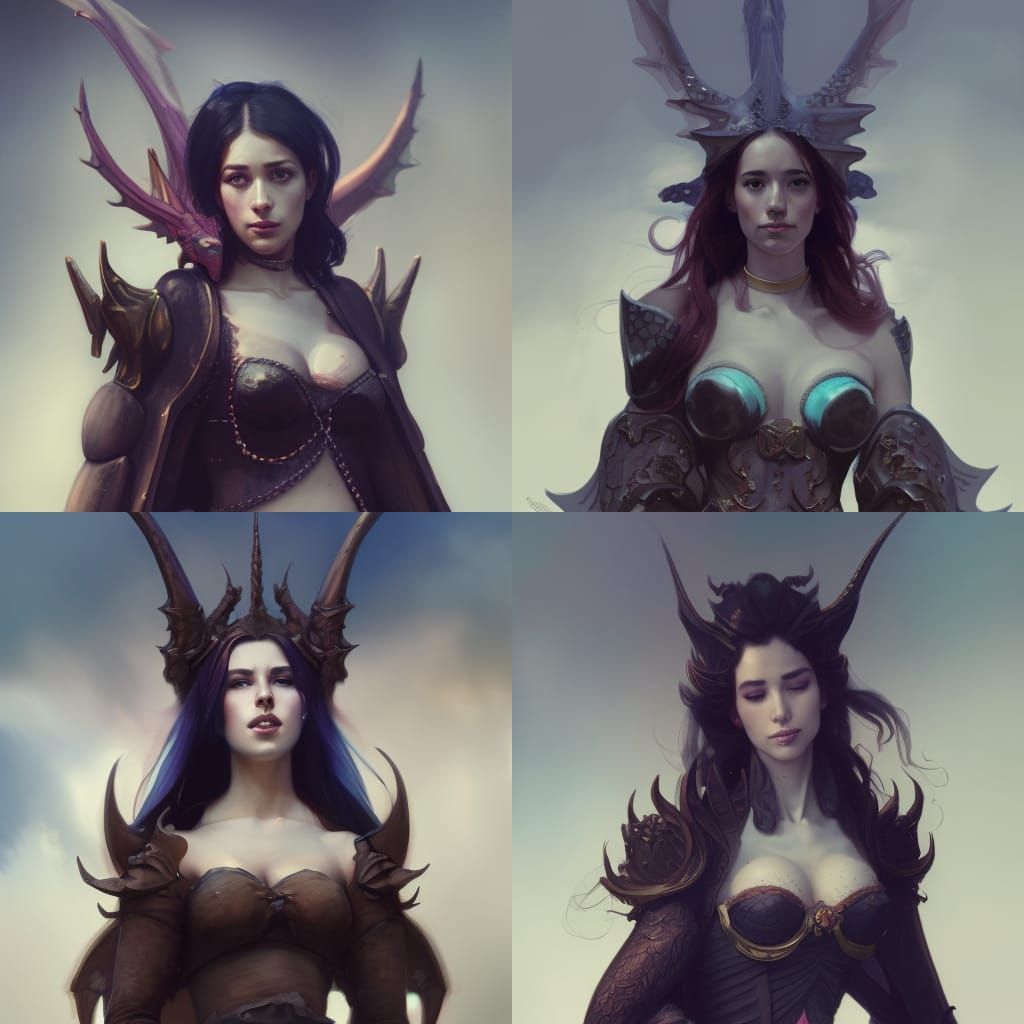 Dragon Rider: Hyperdetailed Elf Portrait