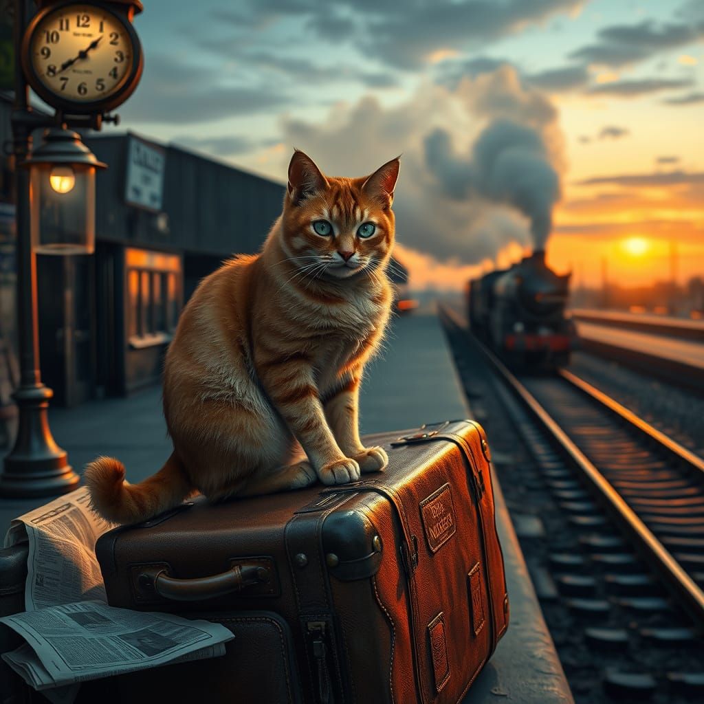 Whispers of a Forgotten Train Station