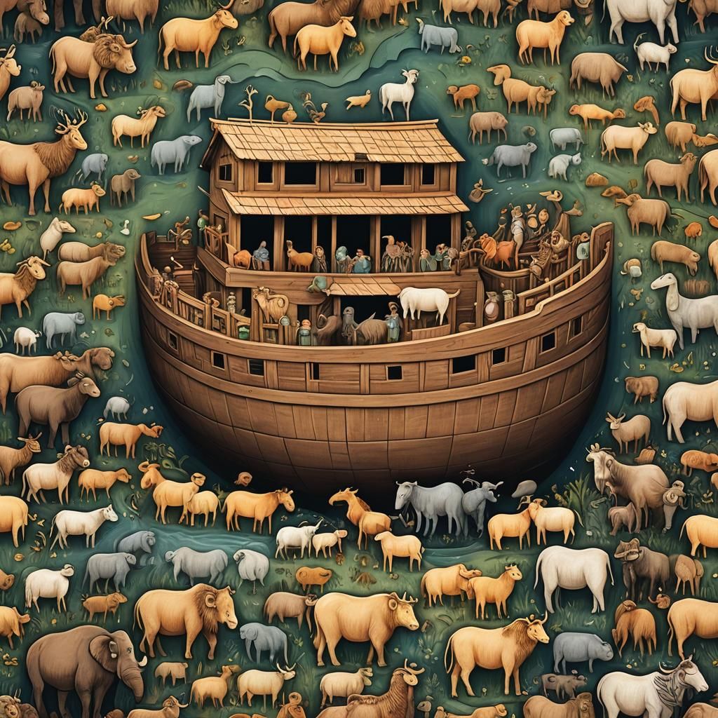 Noah's Ark AI Generated Image