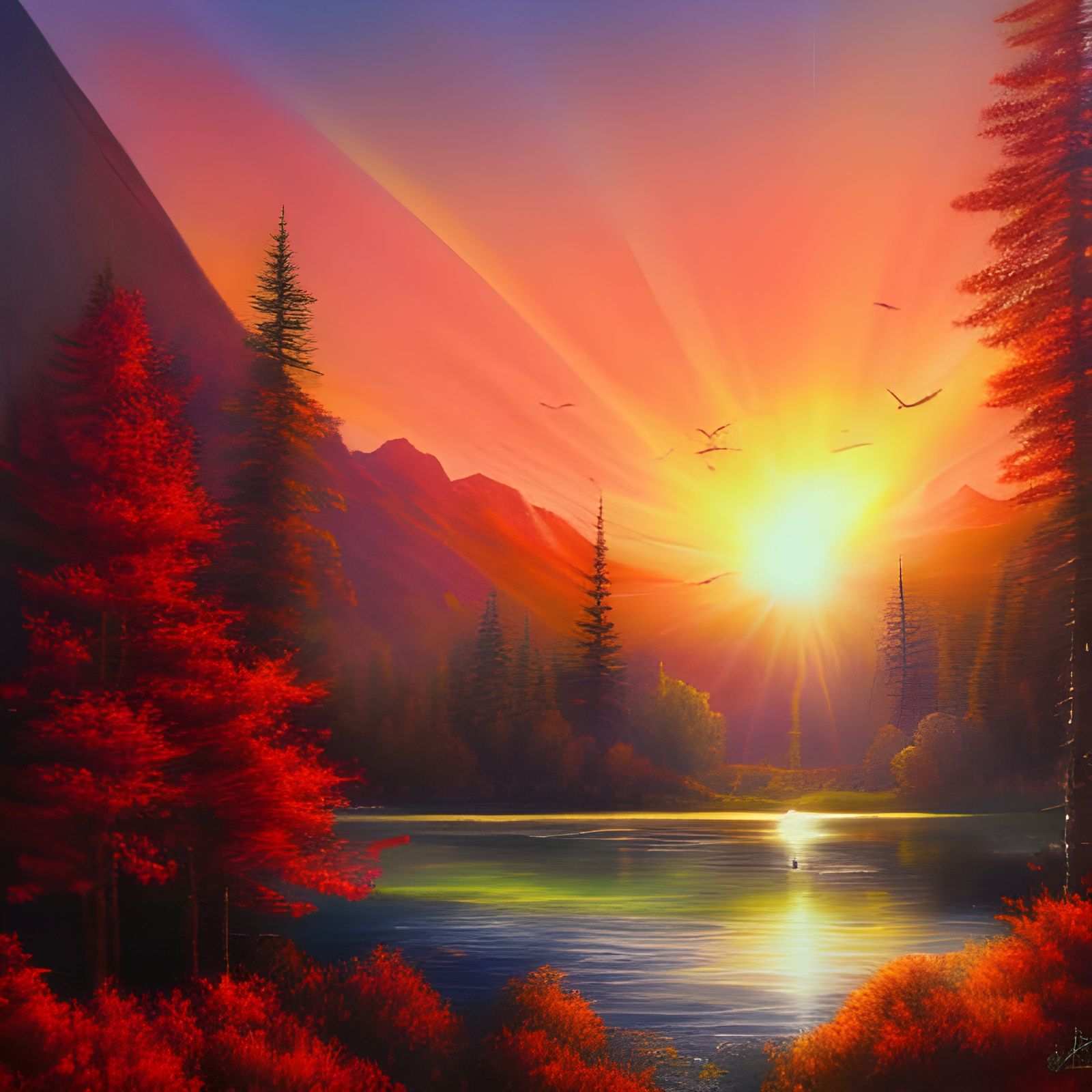 Gorgeous Red Sunrise