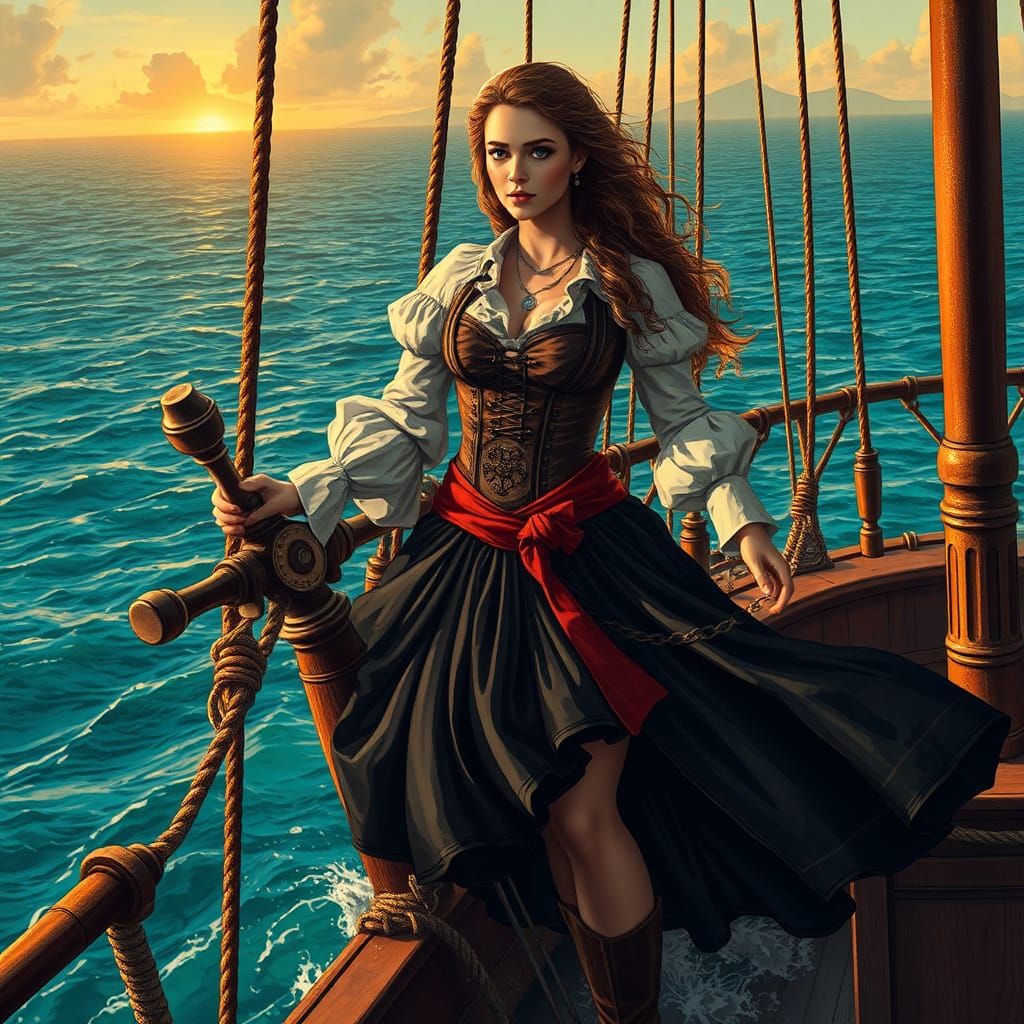 Elizabeth Swan: Pirate Queen of the Seas