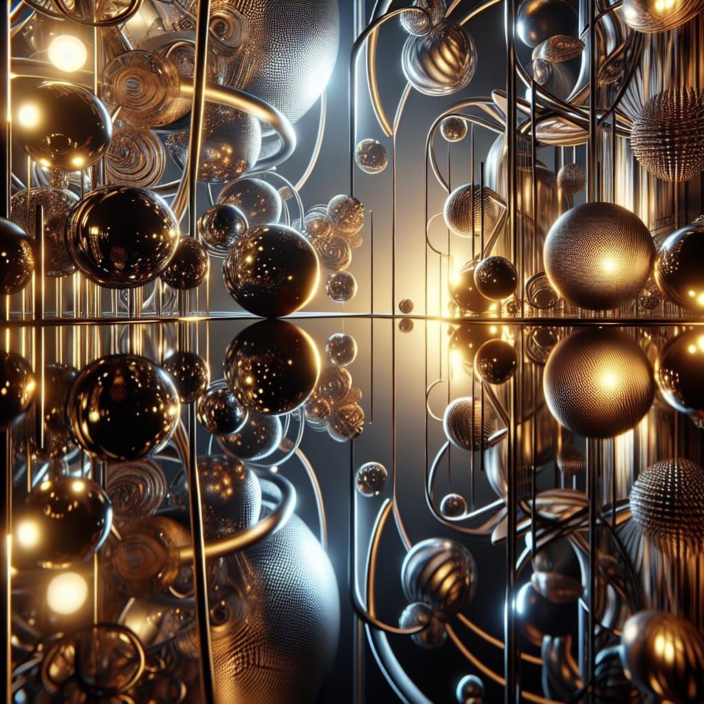 Surreal Mirrored Realities in Shimmering Light