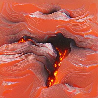 Spectacular Molten Lava Flow and Cooling