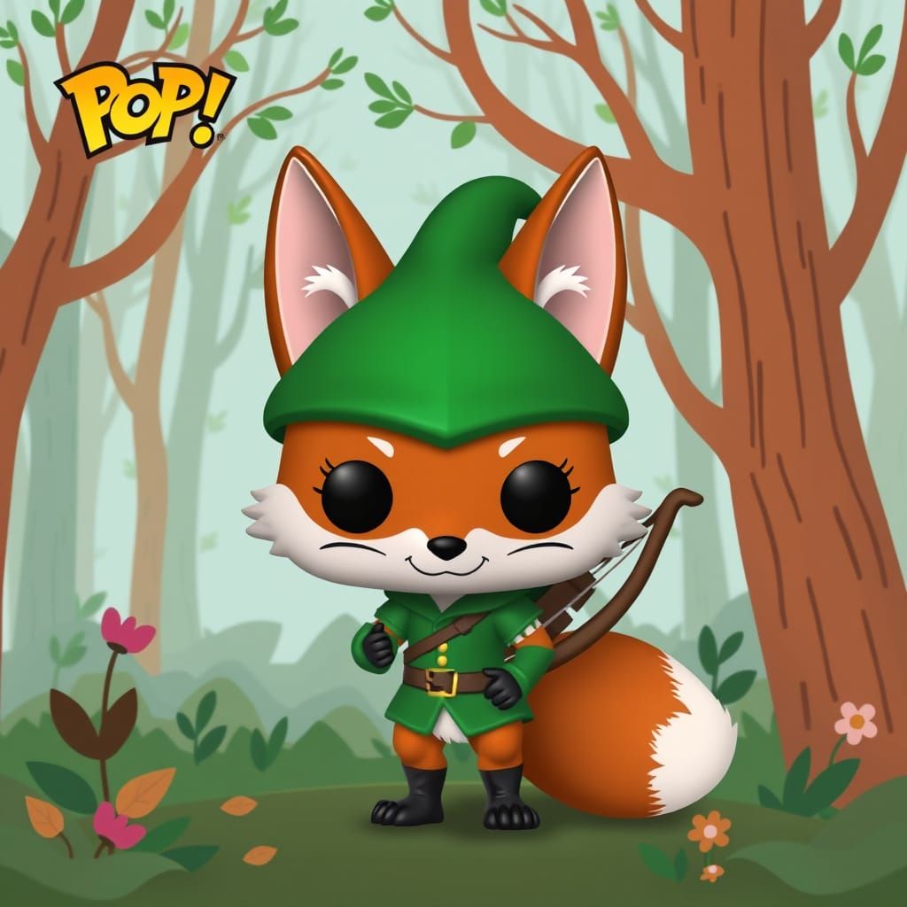 funko pop figure robin hood fox disney