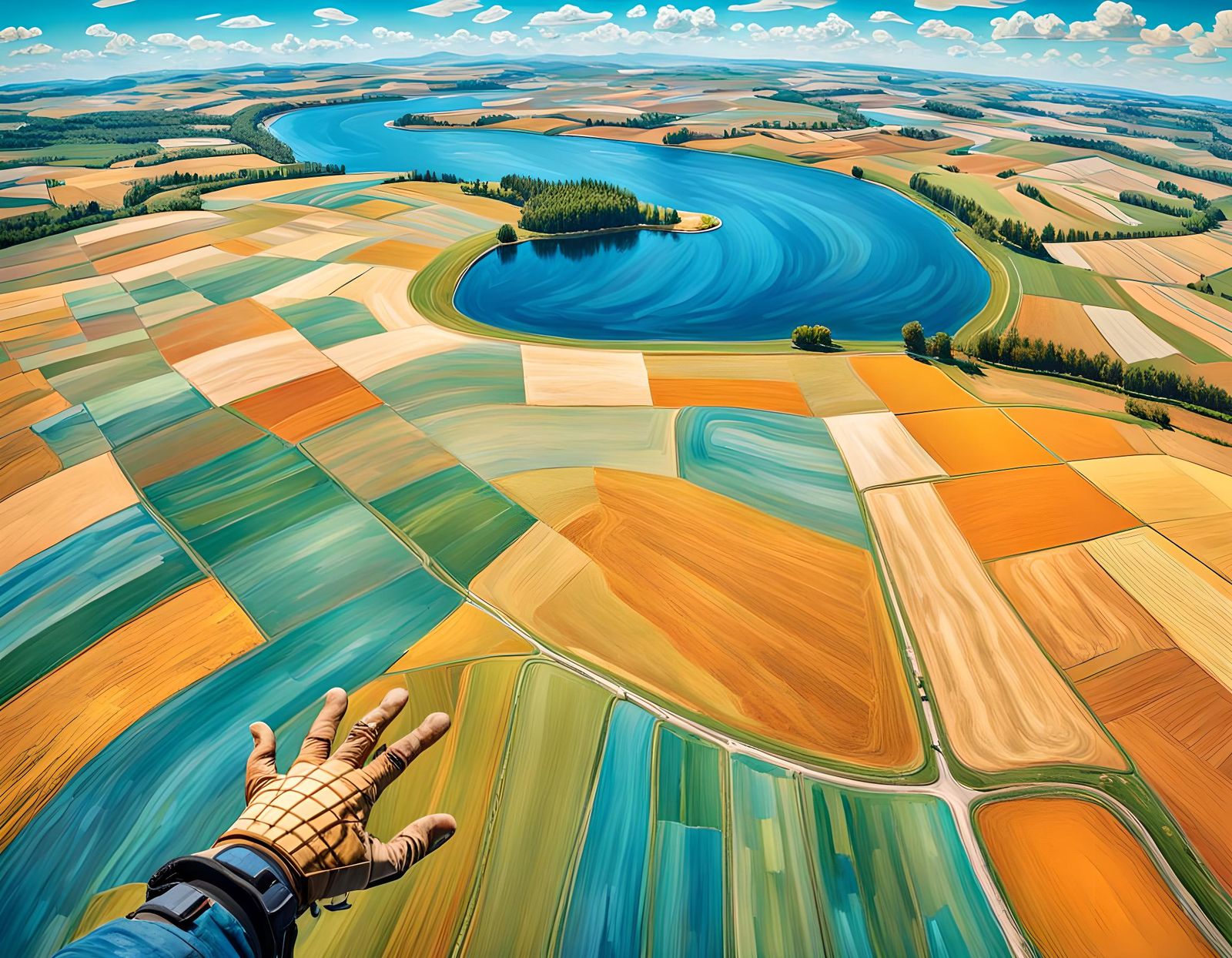 Skydiver's View: Earth From Above