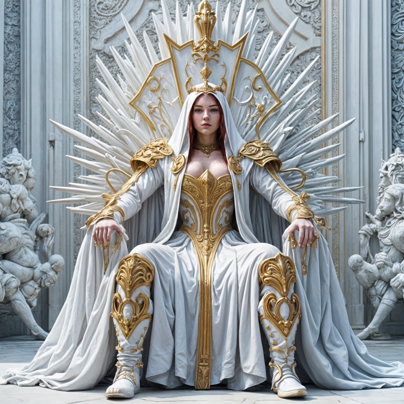 Regal Beauty Reigns Supreme in Elegant Throne Room