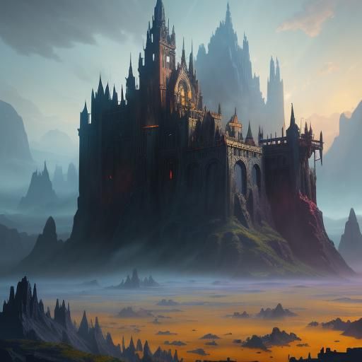 Billie Eilish Matte Painting in Unreal Engine Style