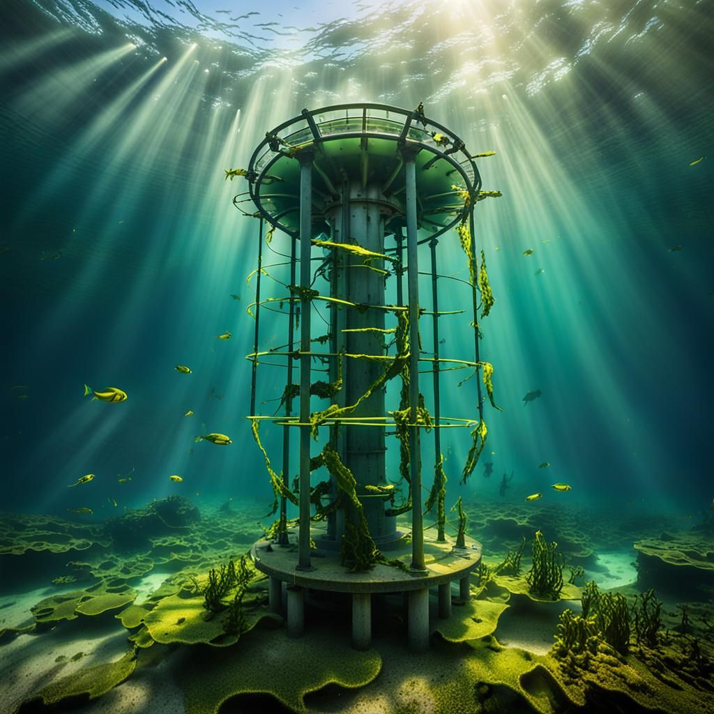 Underwater Turbine Generates Power in Calm Ocean
