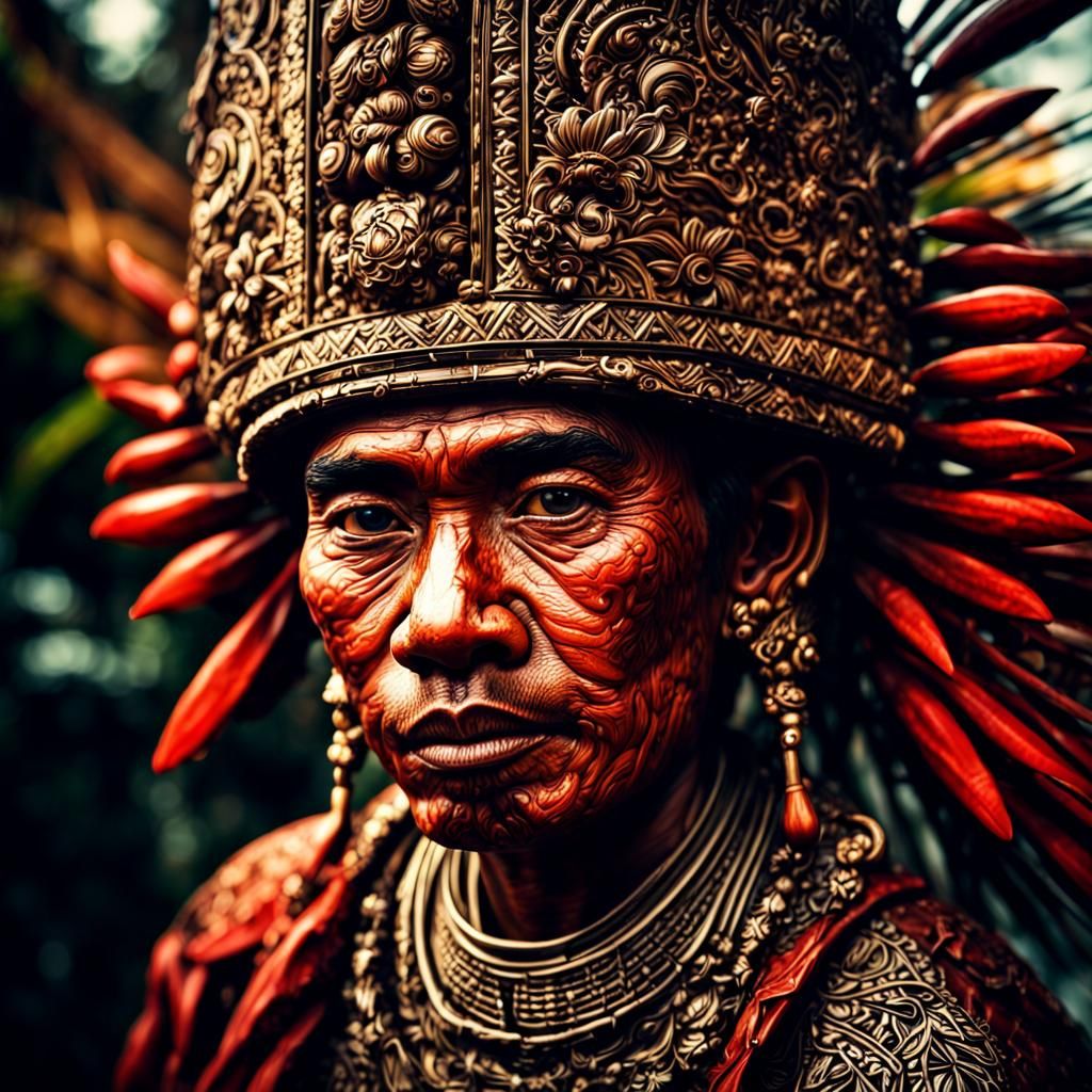 Hyperrealistic Indonesian Art Design in HDR