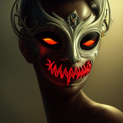 Vampire Masquerade Mask Concept Art