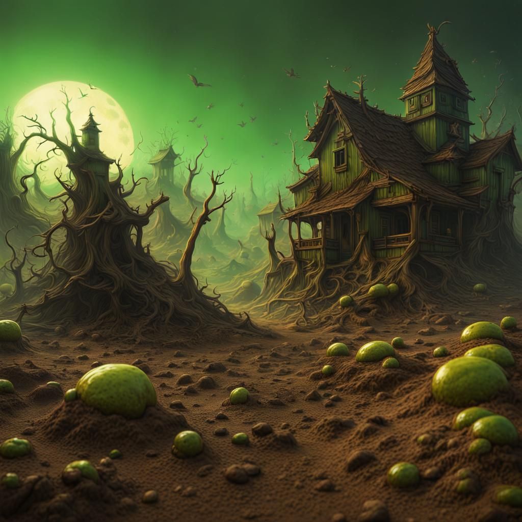 Creepy Figures in Dark Fantasy Concept Art