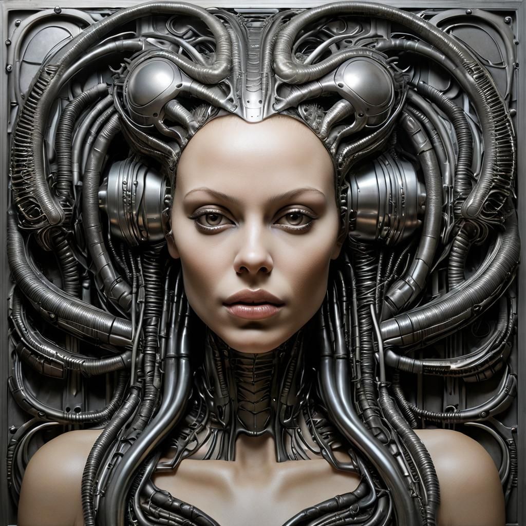 Gigeresque Biopunk Medusa