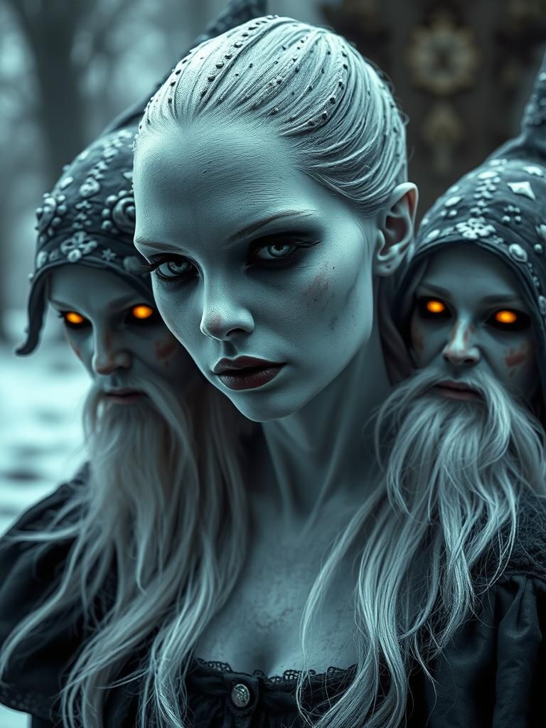 Dystopian Snow White and Seven Grotesque Dwarfs