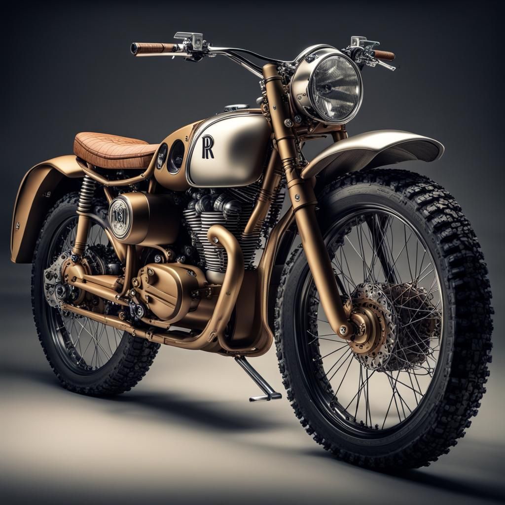 Rolls Royce Dirt Bike Scrambler in HDR