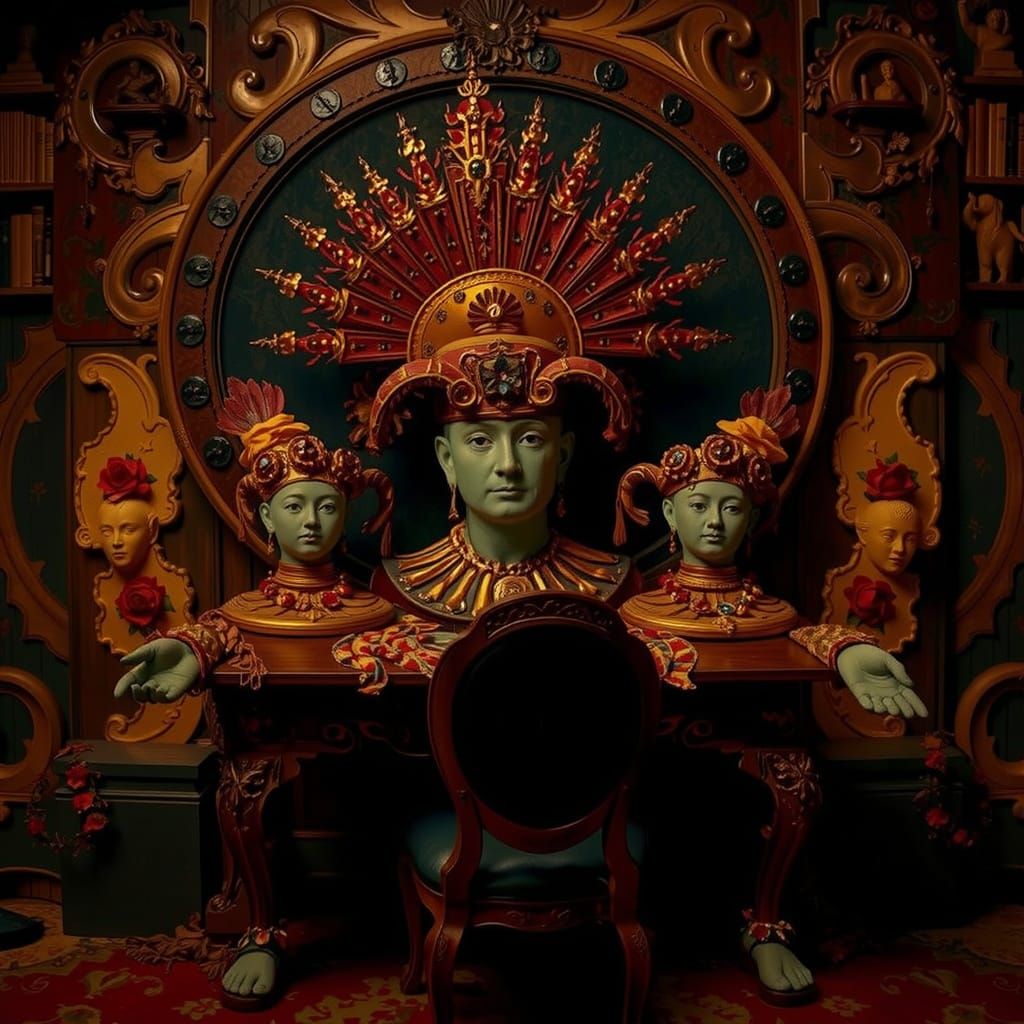 AI Generated Abstract Art Exploring Perfection and Beauty