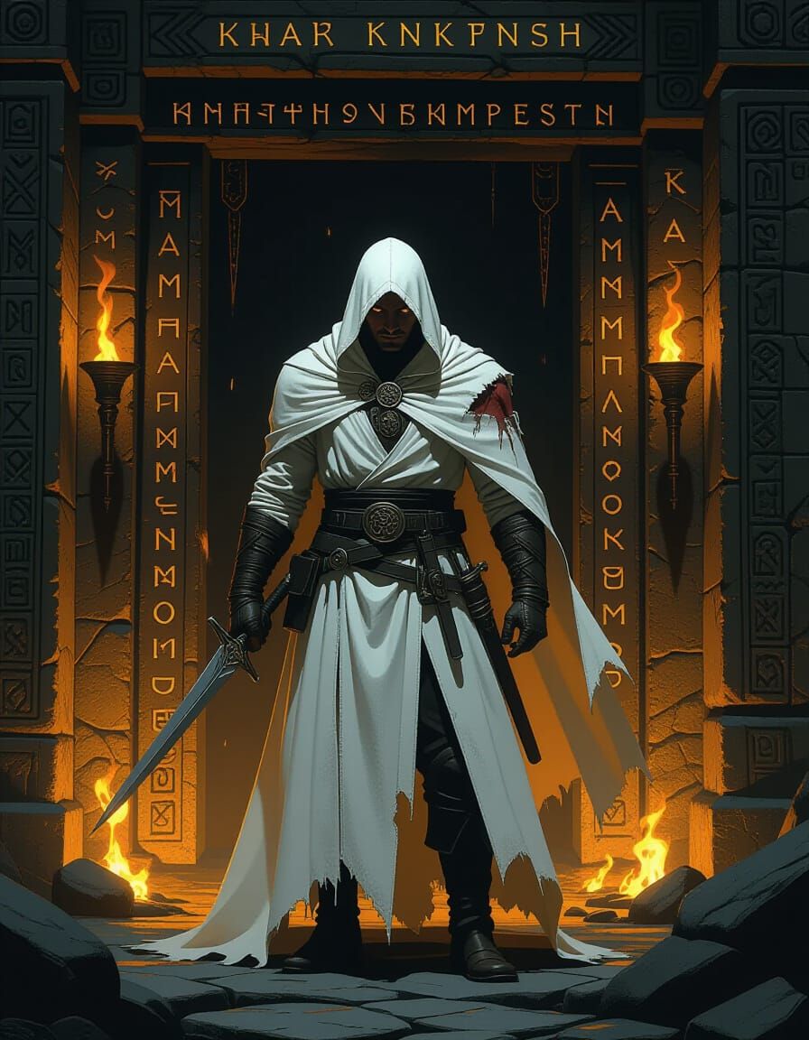 Temple Entrance: Dark Fantasy Concept Art