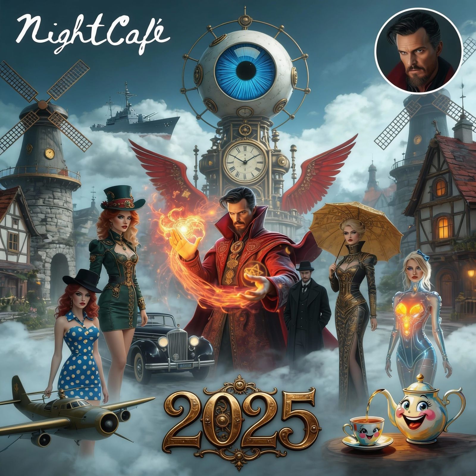 AI Art Collage: 2025 Highlights