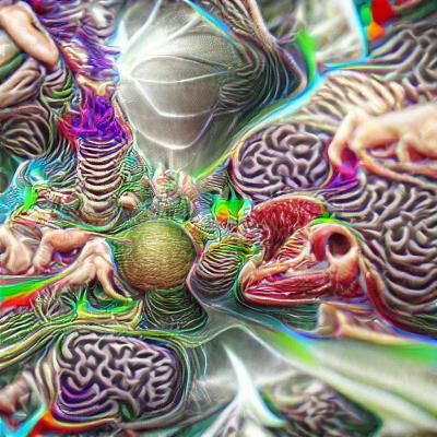 Abstract Voidscape: Ethereal Darkness and Light