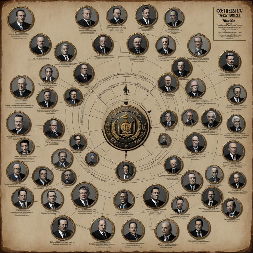 Sinister Board Meeting in Cinematic 3D Style