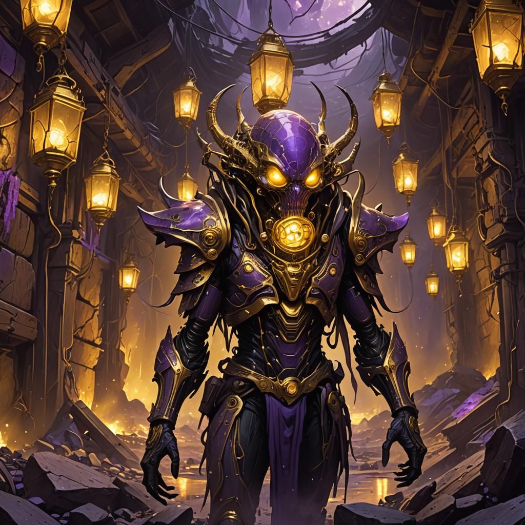 Elite Alien Invasion: Dark Fantasy Concept Art