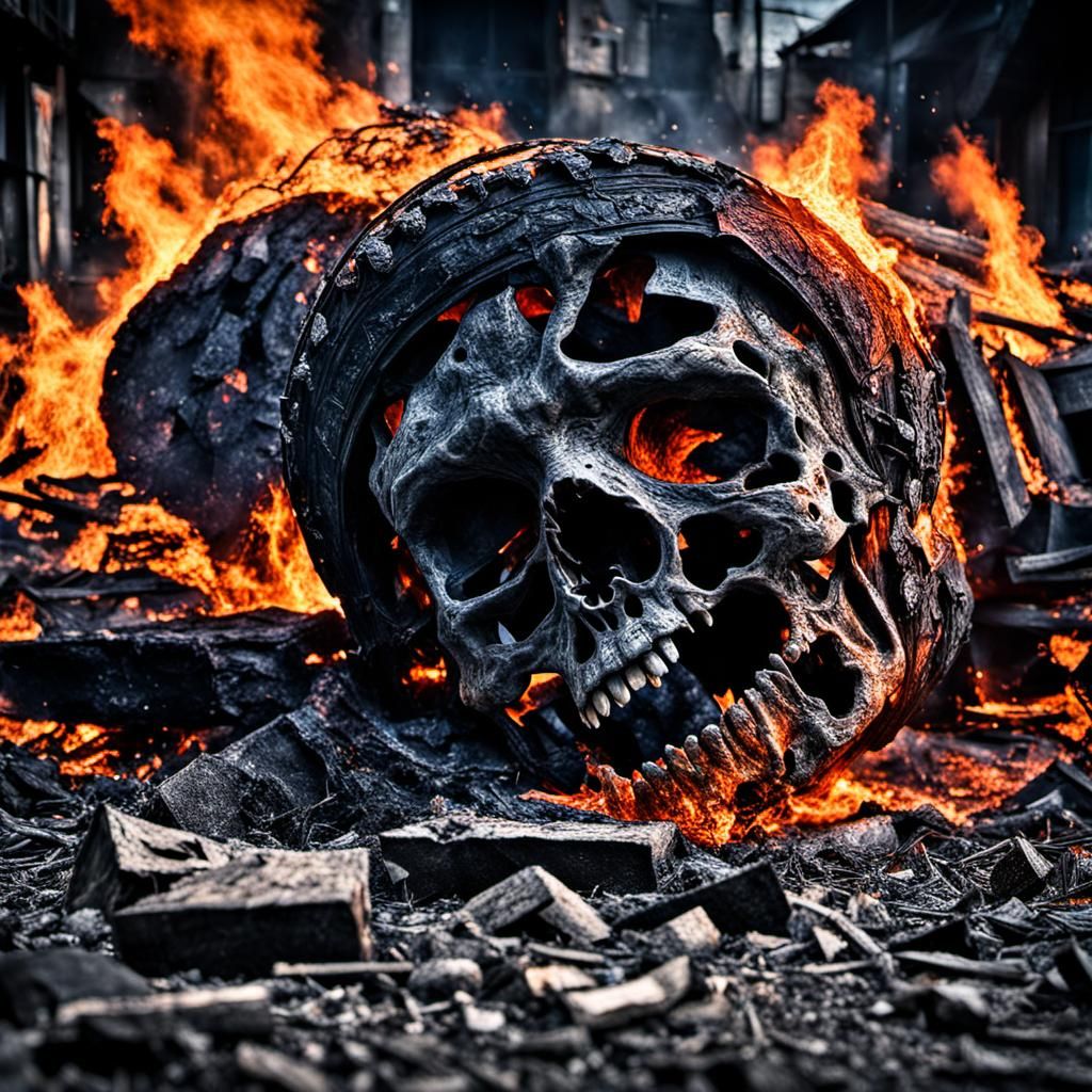 Hyperrealistic Internal Combustion with Sharp Focus