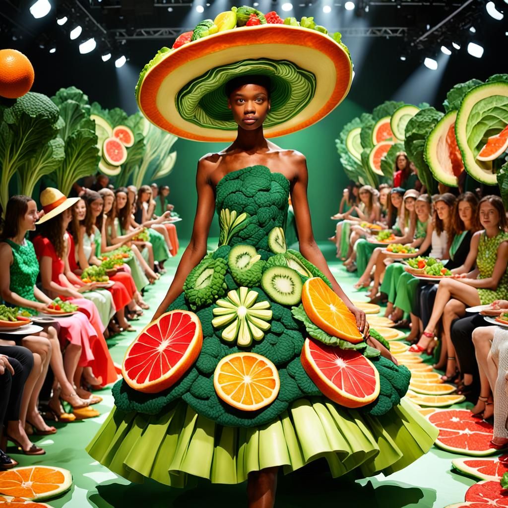 Food-Based Haute Couture Fashion Show
